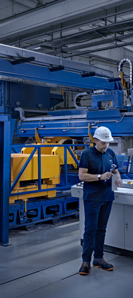 WE PRODUCE<br> WITH PRECISION</span>