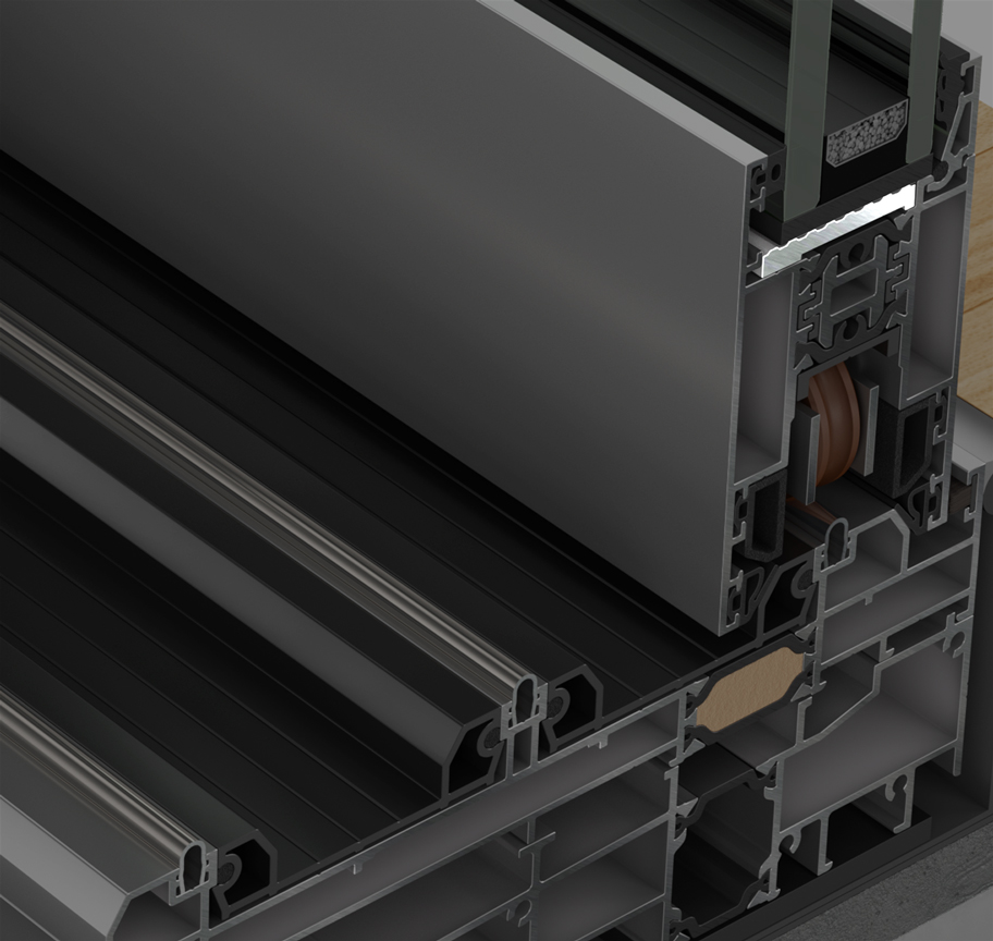 SUPPORT FOR GLAZING LOAD TRANSFER
