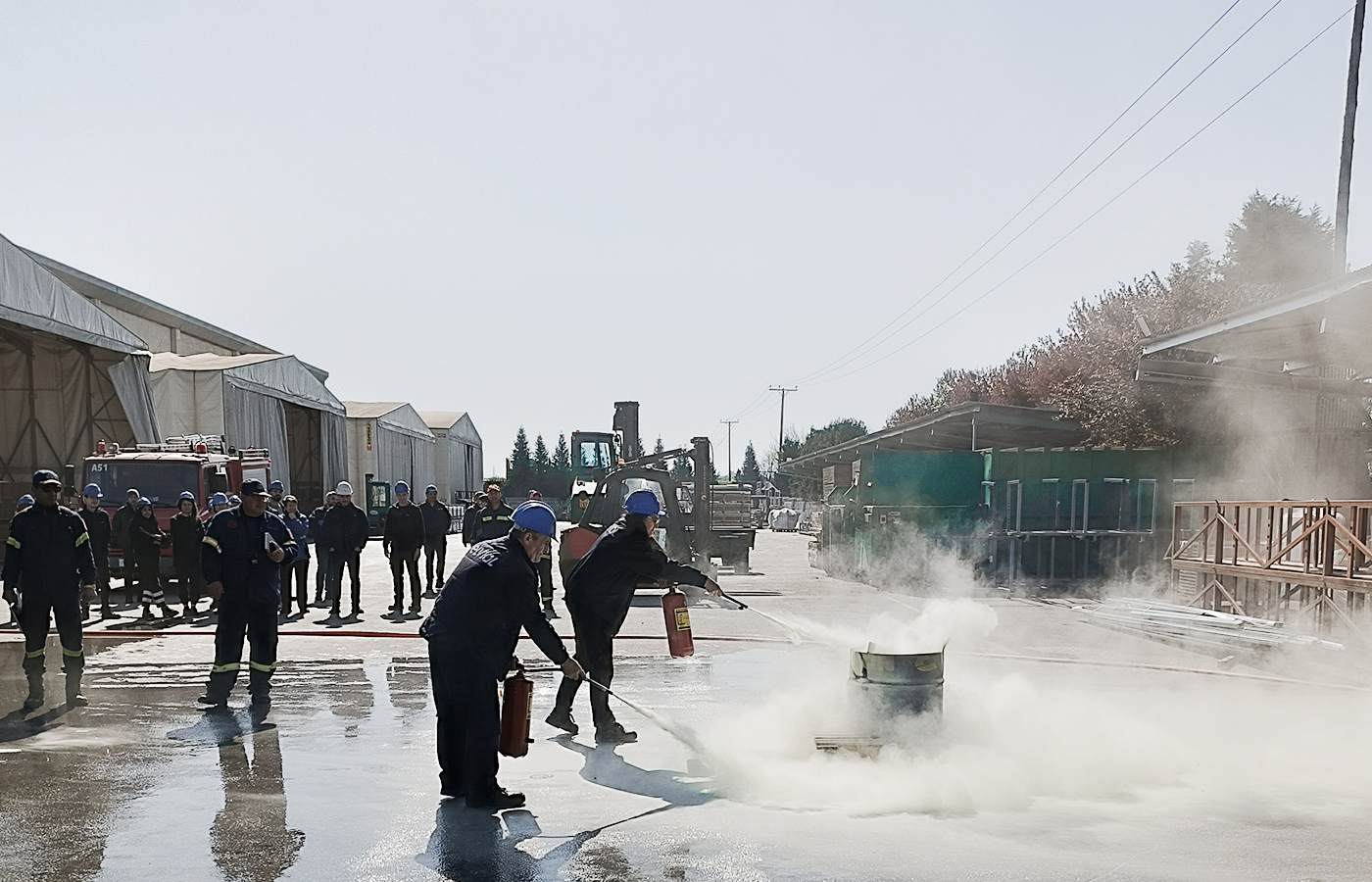 The Annual Firefighting Training of the Fire Services Directorate of Kilkis hosted in ELVIAL