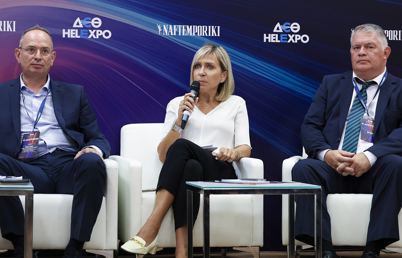 Η κα Τάνια Τζίκα, Πρόεδρος της ELVIAL στη ΔΕΘ 2025