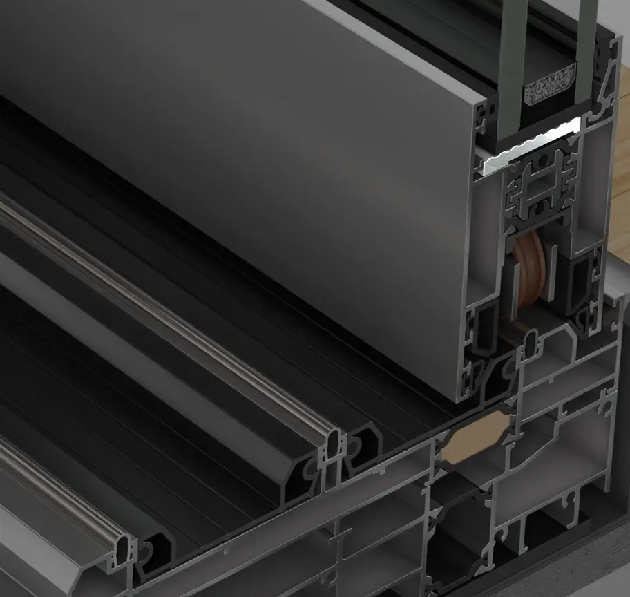 SUPPORT FOR GLAZING LOAD TRANSFER