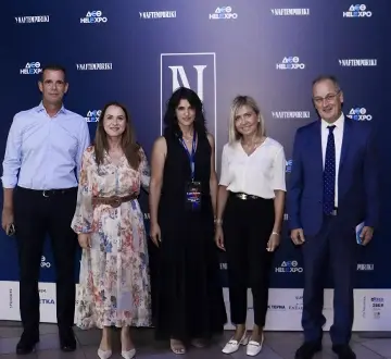 Η κα Τάνια Τζίκα, Πρόεδρος της ELVIAL στη ΔΕΘ 2025