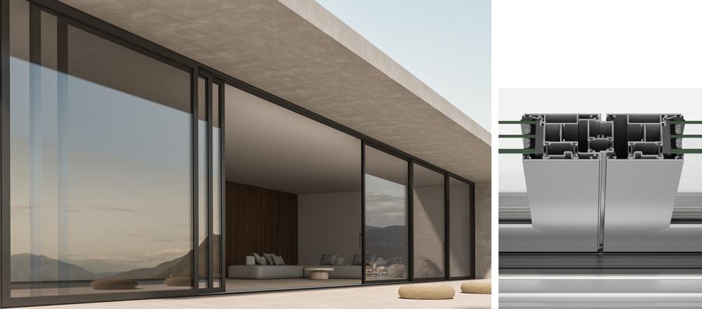 6-Sash meeting stile with fixed parts