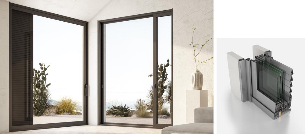 1-Sash inwall with flyscreen and shutter