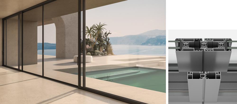 4-Sash meeting stile with flyscreen