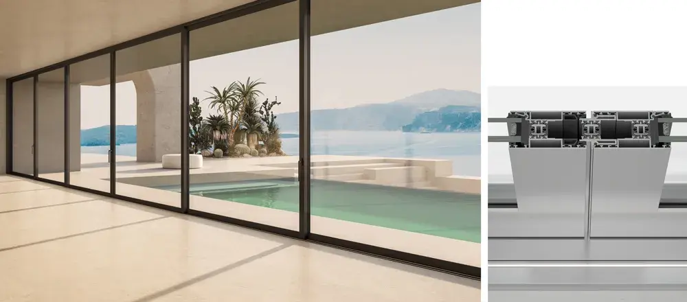 6-Sash meeting stile with ﬁxed parts