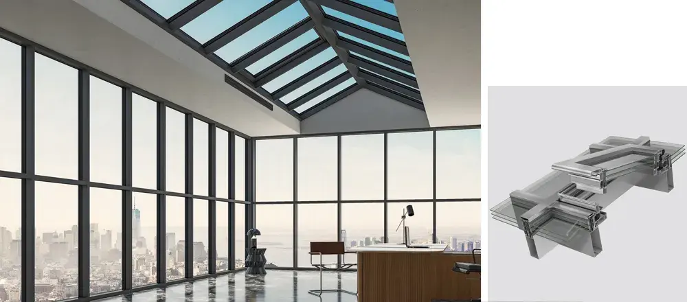 ΑΙΘΡΙΟ ΜΕ ΠΑΡΑΘΥΡΟ ΟΡΟΦΗΣ