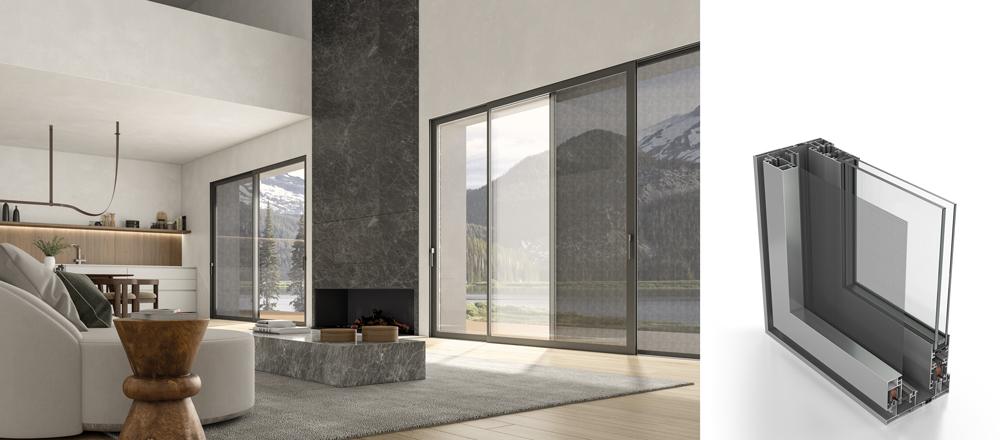 2-SASH WITH FLYSCREEN