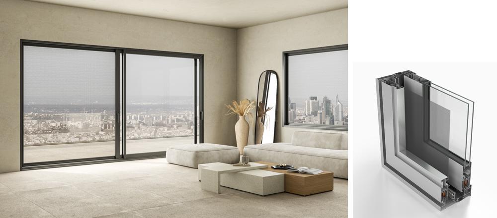 2-SASH WITH FLYSCREEN